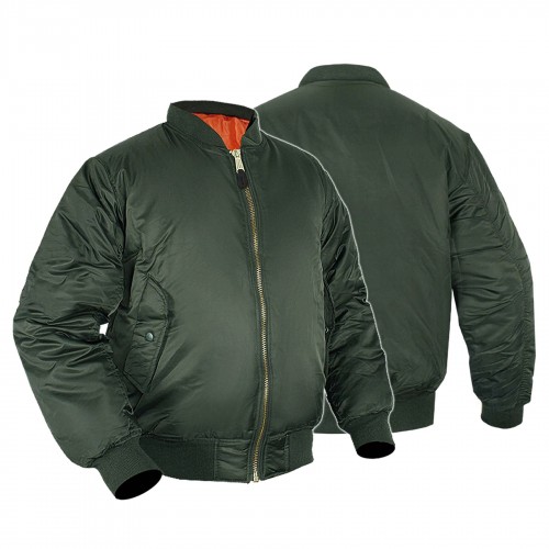 Куртка Бомбер льотна US BASIC MA1® FLIGHT JACKET Оливкова, Olive
