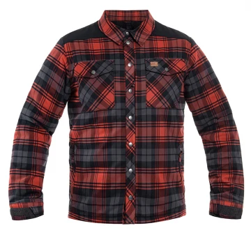 Сорочка Helikon Winter Warden Long Sleeve - Slate Crimson Plaid, Червоний
