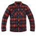 Рубашка Helikon Winter Warden Long Sleeve - Slate Crimson Plaid, Красный