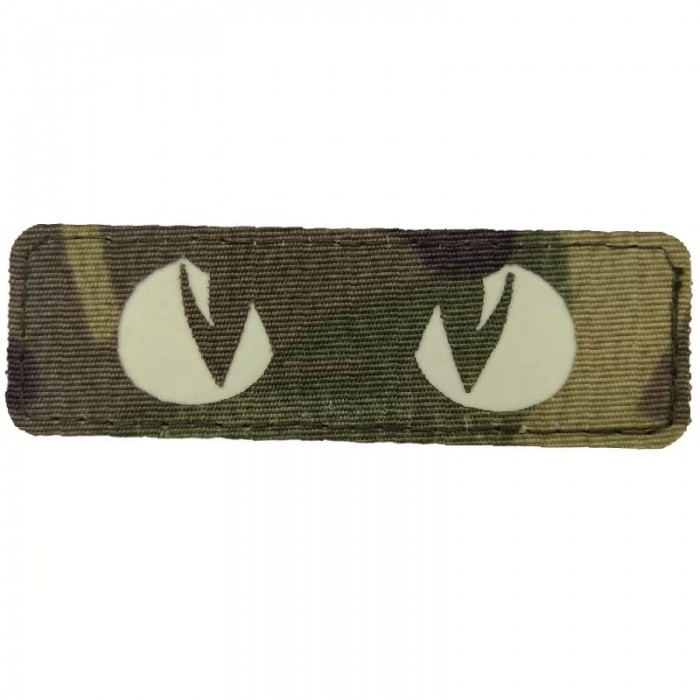 Нашивка Cat Eyes, що світяться Laser Cut Мультикам, Multicam Нашивка Cat Eyes, що світяться Laser Cut Мультикам, Multicam