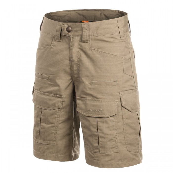 Шорты PENTAGON Lycos Short Pants Khaki, Khaki, 48 Шорты PENTAGON Lycos Short Pants Khaki, Khaki, 48