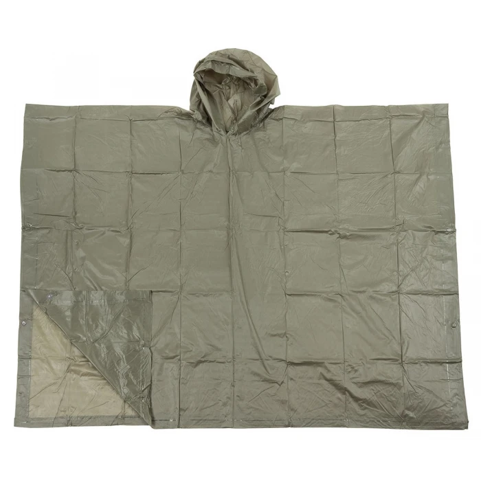 Дощовик пончо MFH Poncho, Vinyl, 200 x 127 cm, Olive Дощовик пончо MFH Poncho, Vinyl, 200 x 127 cm, Olive