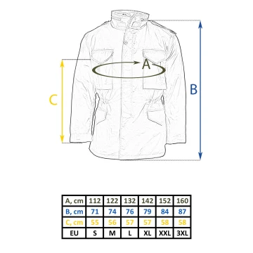 Куртка мембранная с флисовой подкладкой MIL-TEC Wet Weather Jacket Black