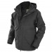 Куртка мембранная с флисовой подкладкой MIL-TEC Wet Weather Jacket Black