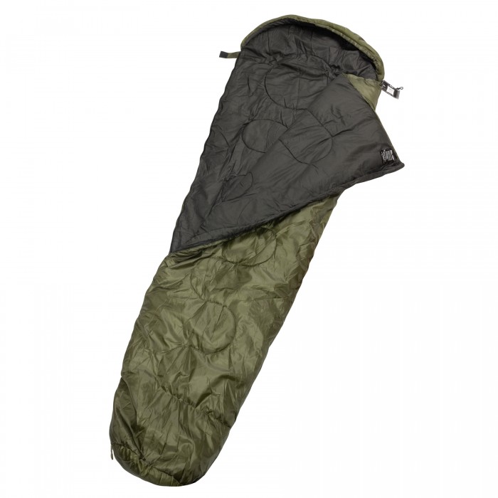 Спальный мешок двухслойный MIL-TEC Mummy Sleeping 2-Layer -10°C Olive Спальный мешок двухслойный MIL-TEC Mummy Sleeping 2-Layer -10°C Olive