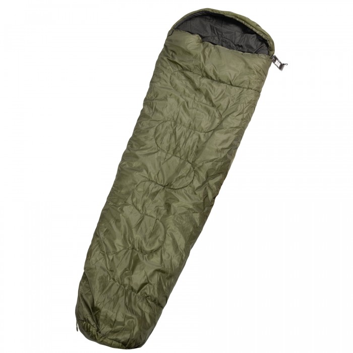 Спальный мешок двухслойный MIL-TEC Mummy Sleeping 2-Layer -10°C Olive Спальный мешок двухслойный MIL-TEC Mummy Sleeping 2-Layer -10°C Olive