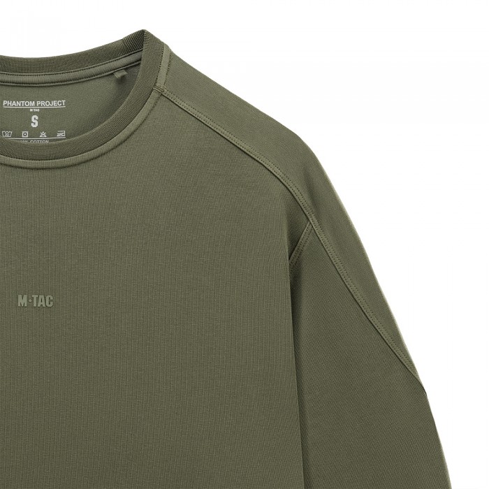 Phantom Project/M-Tac футболка Long Sleeve Cotton Hard (GD), Olive Phantom Project/M-Tac футболка Long Sleeve Cotton Hard (GD), Olive