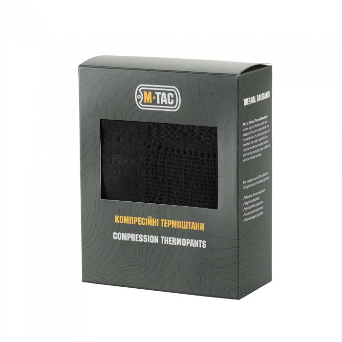 M-Tac термоштани компресійні, Black M-Tac термоштани компресійні, Black