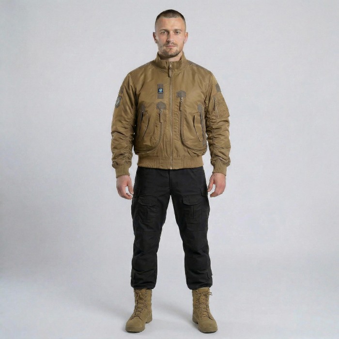 Куртка бомбер Vik-Tailor льотна, Coyote Куртка бомбер Vik-Tailor льотна, Coyote