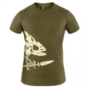 Футболка T-shirt Helikon Full Body Skeleton - Olive Green