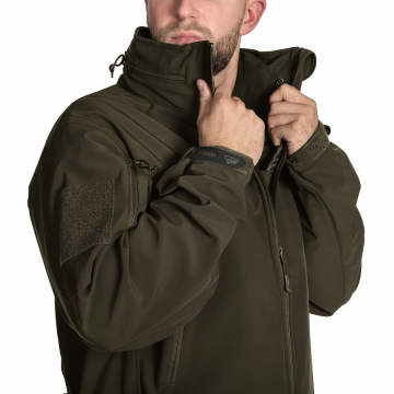 Куртка Helikon Gunfighter Softshell Shark Skin Windblocker, Taiga Green