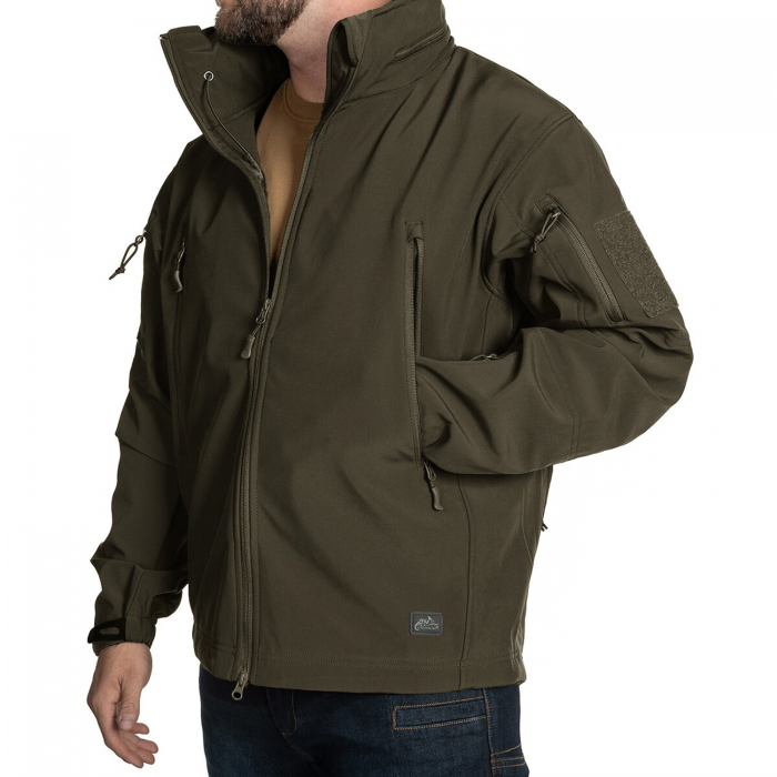 Куртка Helikon Gunfighter Softshell Shark Skin Windblocker, Taiga Green Куртка Helikon Gunfighter Softshell Shark Skin Windblocker, Taiga Green
