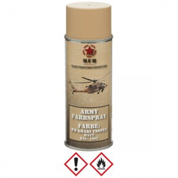 Маскирующая краска спрей в баллоне Army Spray Paint, mat, 400 ml WH KHAKI TROPICS Хаки, Khaki Маскирующая краска спрей в баллоне Army Spray Paint, mat, 400 ml WH KHAKI TROPICS Хаки, Khaki