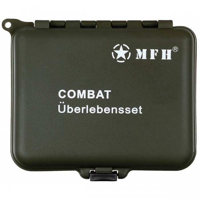 Набор выживания в коробке MFH Combat Survival Kit Олива Набор выживания в коробке MFH Combat Survival Kit Олива