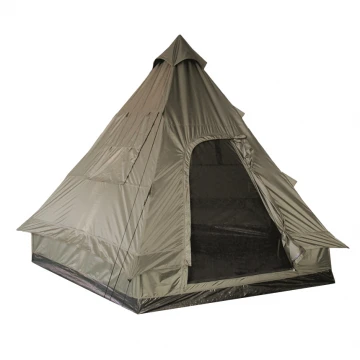 Палатка 4-местная MIL-TEC «TIPI» Пирамида Olive