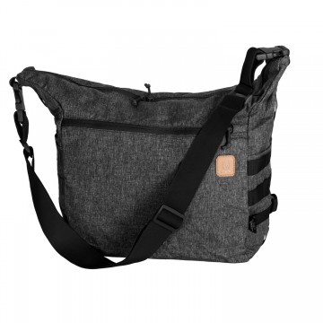 Сумка Helikon-Tex Bushcraft Satchel Nylon Polyester Blend Чорний-Сірий, Темно-сірий