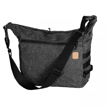 Сумка Helikon-Tex Bushcraft Satchel Nylon Polyester Blend Чорный-Серый, Темно-серый