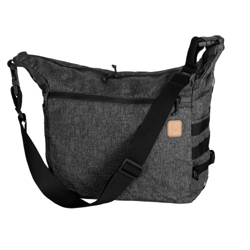 Сумка Helikon-Tex Bushcraft Satchel Nylon Polyester Blend Чорний-Сірий, Темно-сірий