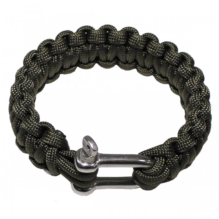 Браслет з паракорду MFH Parachute Cord Олива, Olive Браслет з паракорду MFH Parachute Cord Олива, Olive