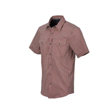 Сорочка Helikon-Tex Covert Concealed Carry Short Sleeve Shirt Red Checkered, Червоний