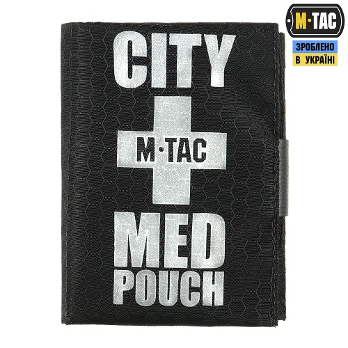 M-TAC CITY MED POUCH HEX Black, Black