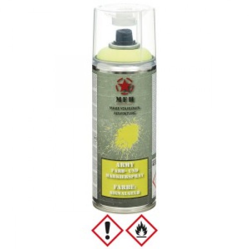 Маскувальна фарба спрей у балоні Army Spray Paint, mat, 400 ml SIGNAL YELLOW Золотий, Золотий