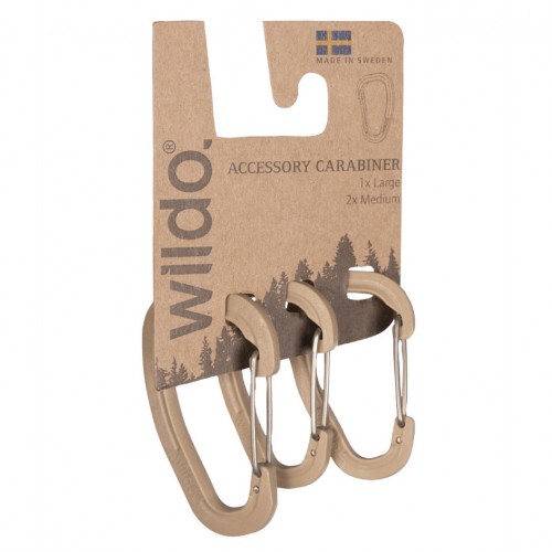 Набор карабинов Wildo Accessory Carabiner Set Coyote