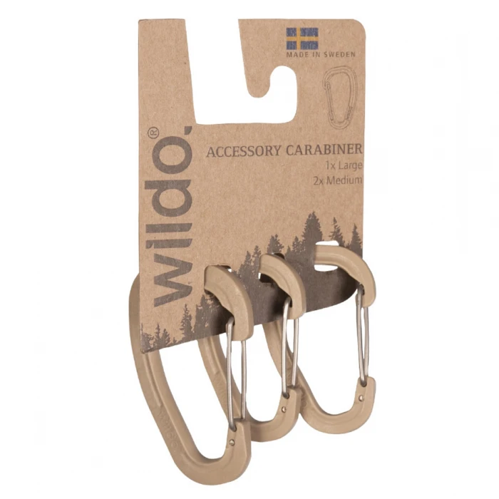 Набір карабінів Wildo Accessory Carabiner Set Coyote Набір карабінів Wildo Accessory Carabiner Set Coyote