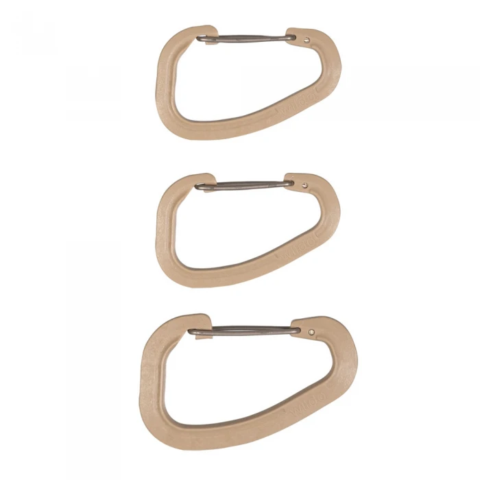 Набір карабінів Wildo Accessory Carabiner Set Coyote Набір карабінів Wildo Accessory Carabiner Set Coyote