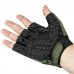 Перчатки беспалые с резиновым демпфером Mechanix Олива ONE SIZE