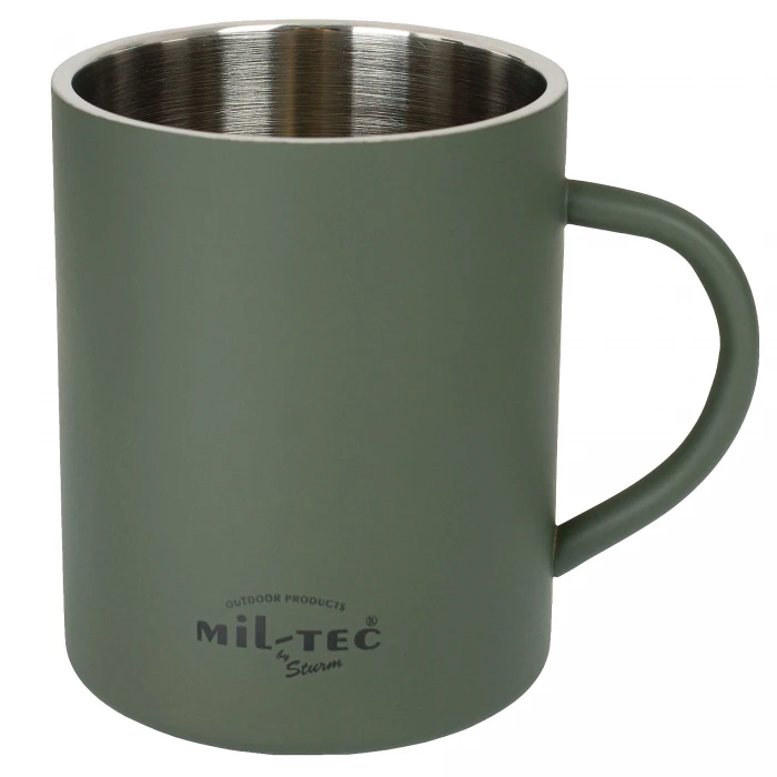 Термокружка MIL-TEC Insulated Mug 450 ML Olive Термокружка MIL-TEC Insulated Mug 450 ML Olive