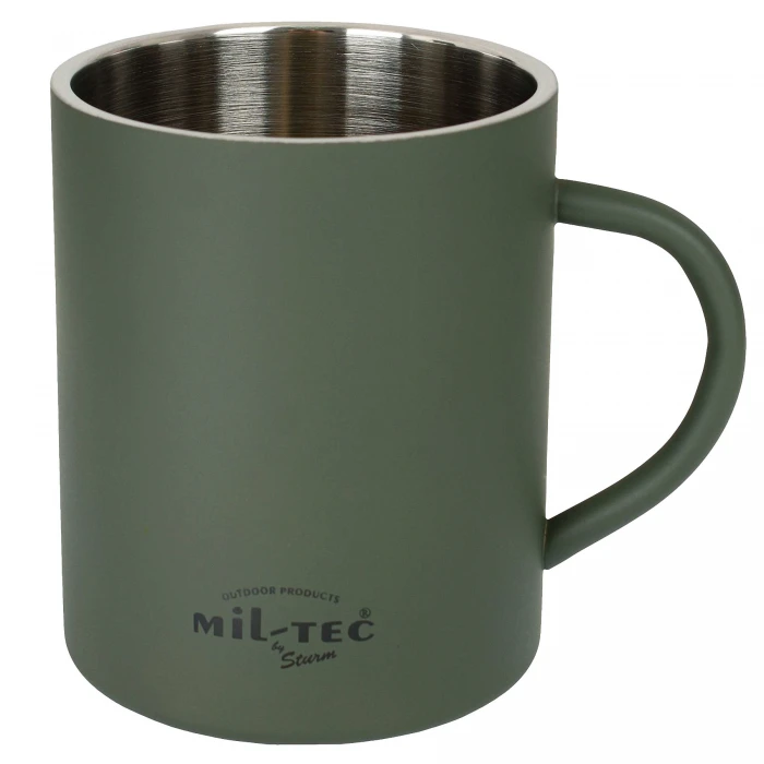 Термокружка MIL-TEC Insulated Mug 450 ML Olive Термокружка MIL-TEC Insulated Mug 450 ML Olive