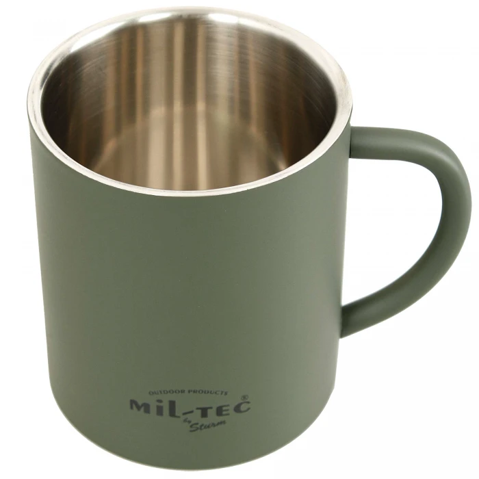 Термокружка MIL-TEC Insulated Mug 450 ML Olive Термокружка MIL-TEC Insulated Mug 450 ML Olive