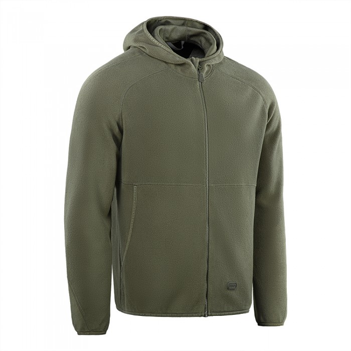 Кофта Флісова M-Tac Lite Microfleece Hoodie, Army Olive Кофта Флісова M-Tac Lite Microfleece Hoodie, Army Olive