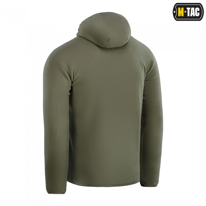 Кофта Флісова M-Tac Lite Microfleece Hoodie, Army Olive Кофта Флісова M-Tac Lite Microfleece Hoodie, Army Olive