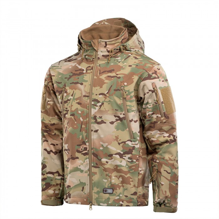 Куртка M-Tac Soft Shell с подстежкой, MultiCam Куртка M-Tac Soft Shell с подстежкой, MultiCam