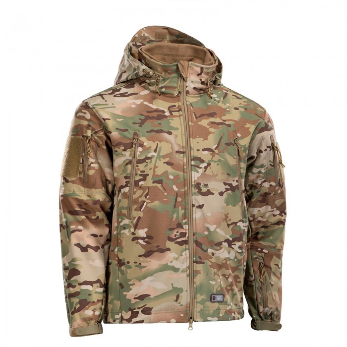 Куртка M-Tac Soft Shell с подстежкой, MultiCam Куртка M-Tac Soft Shell с подстежкой, MultiCam