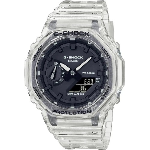Годинник Casio GA-2100SKE-7AER G-Shock., Прозорий
