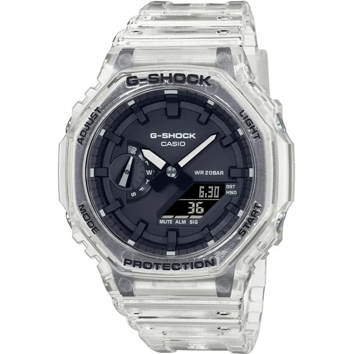 Часы Casio GA-2100SKE-7AER G-Shock., Прозрачный Часы Casio GA-2100SKE-7AER G-Shock., Прозрачный
