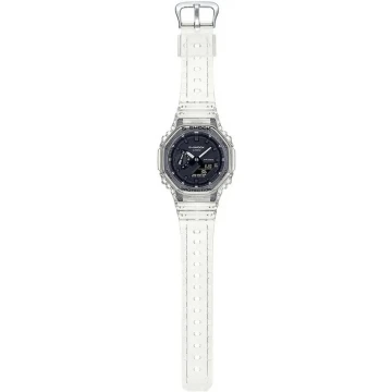 Годинник Casio GA-2100SKE-7AER G-Shock., Прозорий