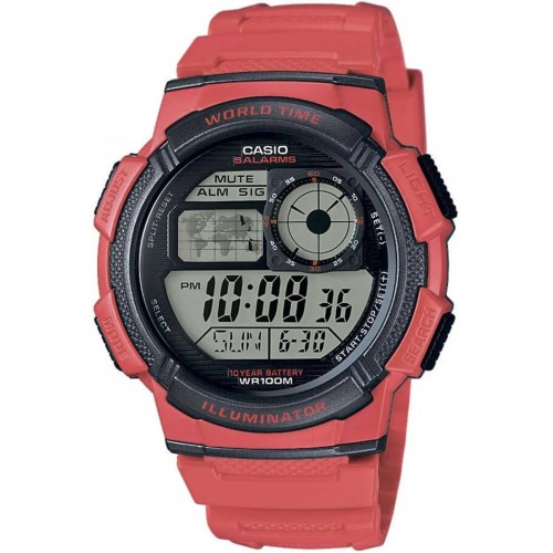 Часы Casio AE-1000W-4AVEF, Red