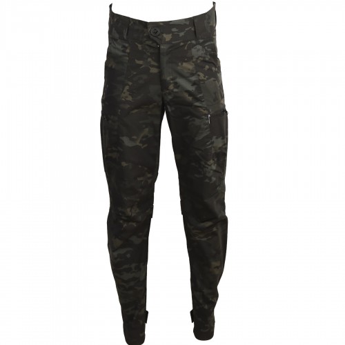 Брюки тактические демисезонные Vik-Tailor Agressor Rip-Stop, Black MultiCam