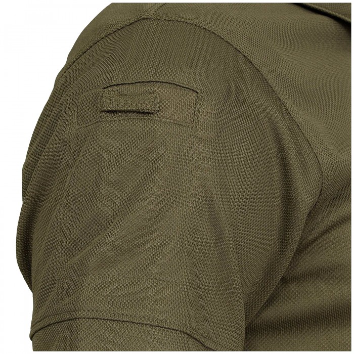 Футболка поло термоактивна MIL-TEC Tactical Polo Quickdry Олива Футболка поло термоактивна MIL-TEC Tactical Polo Quickdry Олива