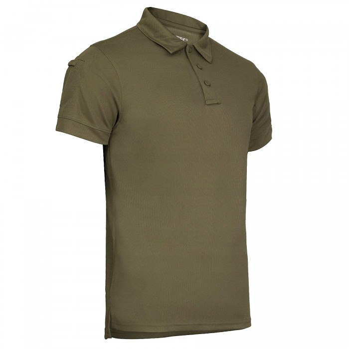 Футболка поло термоактивна MIL-TEC Tactical Polo Quickdry Олива Футболка поло термоактивна MIL-TEC Tactical Polo Quickdry Олива