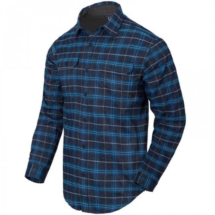 Рубашка Helikon GreyMan Polyester/Nylon - Blue Stonework Plaid Рубашка Helikon GreyMan Polyester/Nylon - Blue Stonework Plaid
