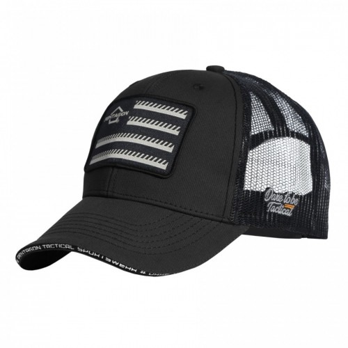Бейсболка Сітка PENTAGON WILLS TRUCKERS TWILL Чорний