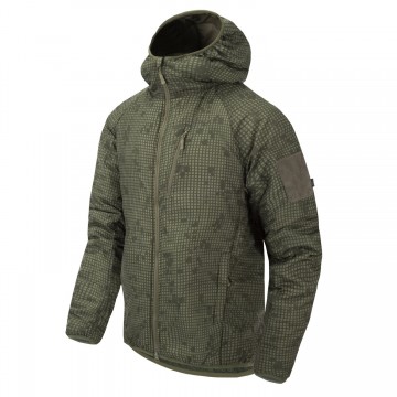 Куртка Helikon-Tex Wolfhound Hoodie® Climashield® Apex Desert Night Camo, Olive