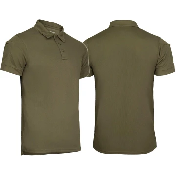 Футболка поло термоактивна MIL-TEC Tactical Polo Quickdry Олива