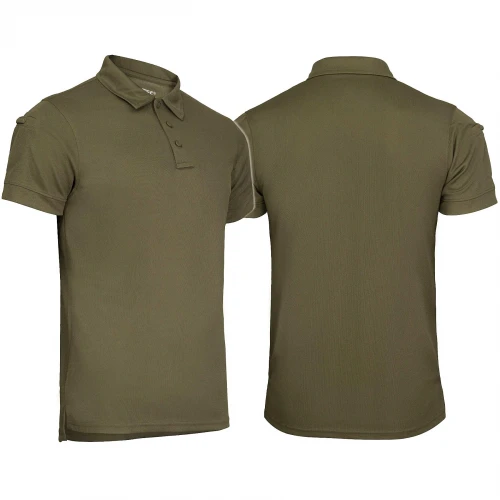 Футболка поло термоактивная MIL-TEC Tactical Polo Quickdry Олива