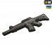 M-TAC НАШИВКА M4A1 3D PVC GREY, Сірий